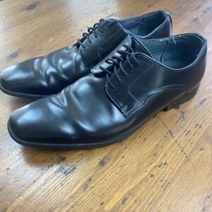 Giorgio Brutini Men's Size‎ 10.5M Shoes Black Leather Square Toe Oxfords